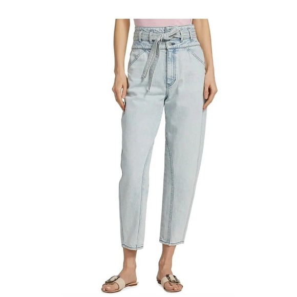 Veronica Beard PEARL BARREL LEG JEANS | CURVED SEAMS - Size 28 - Picture 1 of 5